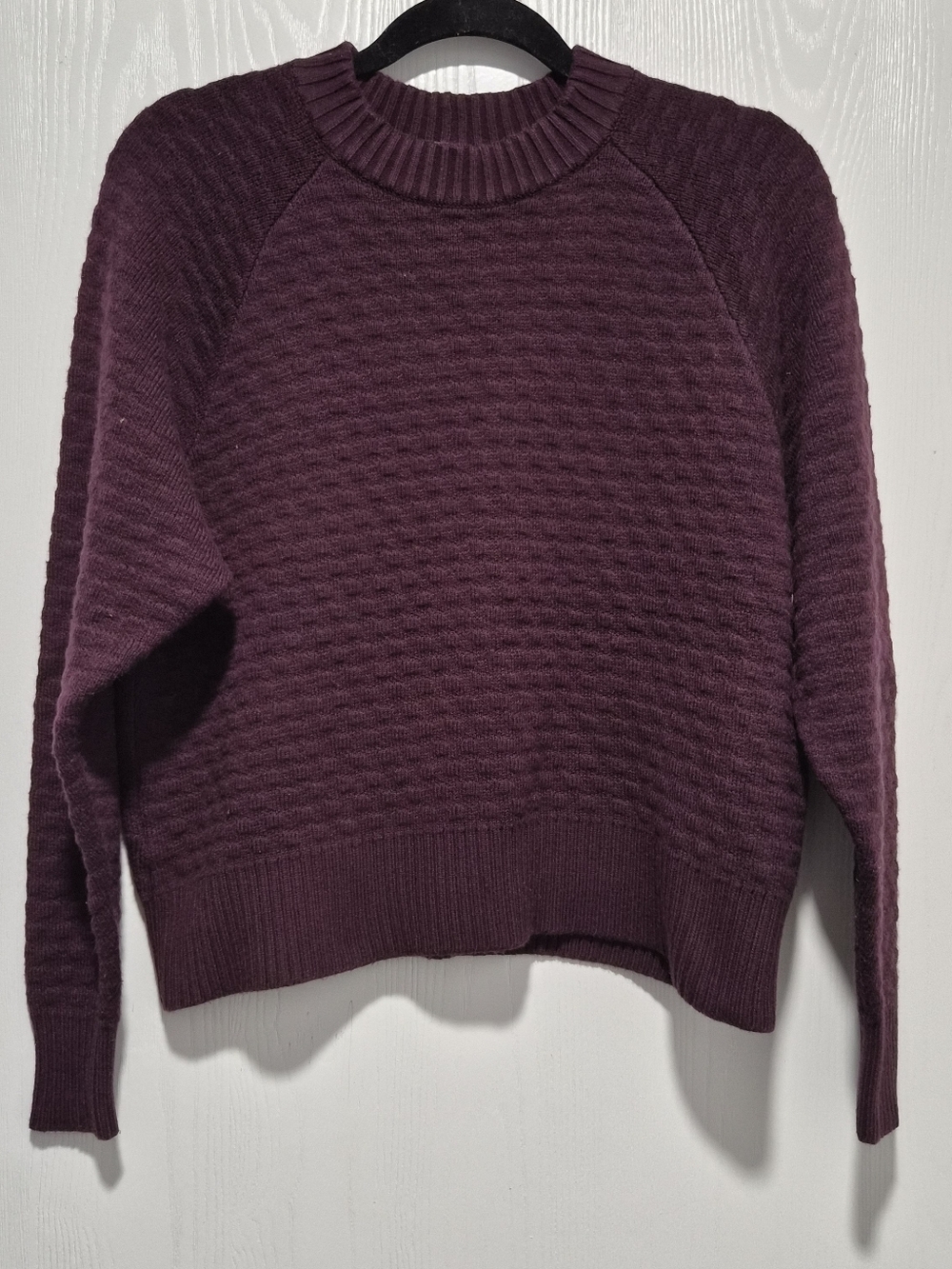 Lululemon Texture Play Relaxed Fit Cashmere Blend Crewneck Sweayer Size XS/S - Picture 3 of 9